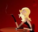 Lady in black