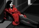 Lady in red
